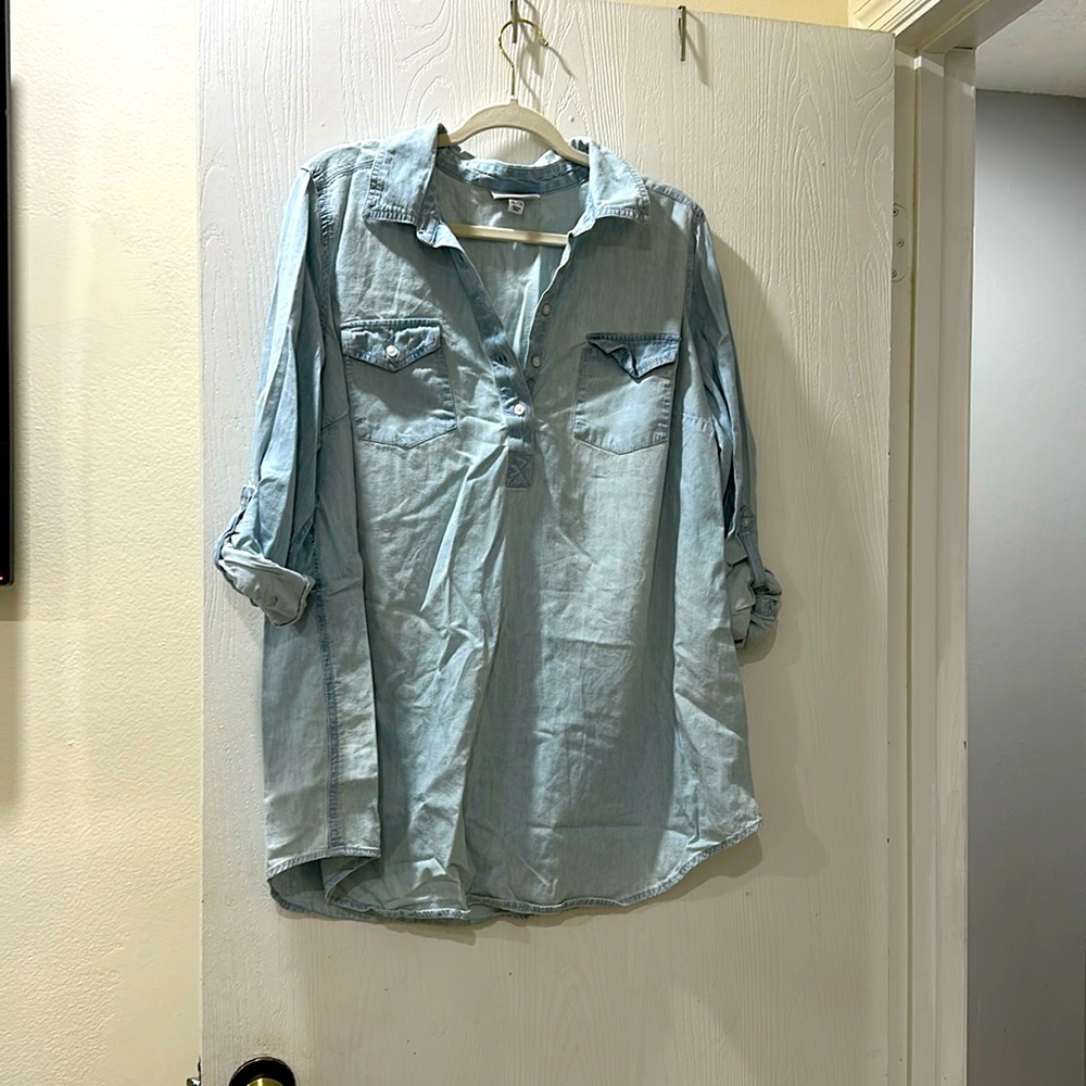 DENIM TUNIC - MATERNITY